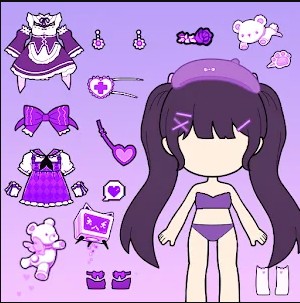 Oдевать кукол - макияж игра